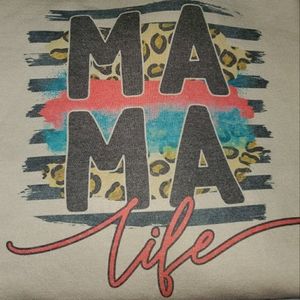 3X MAMA LIFE crew neck sweatshirt